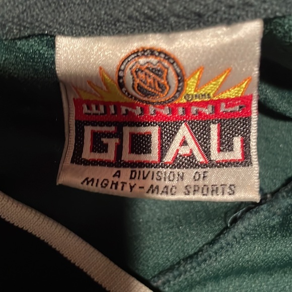 Vintage Dallas Stars Green Jersey size XL(18) - Picture 7 of 10